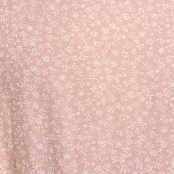 Lulu’s Blush Pink Floral Print Lace-Up Dress - Picture 5 of 10